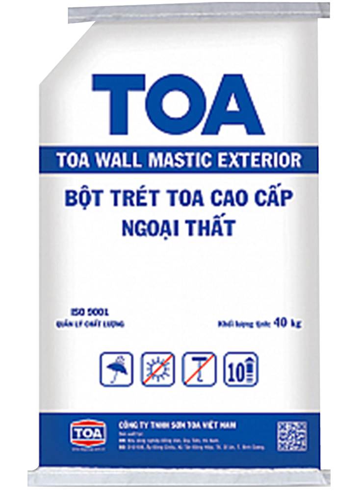 Bột trét ngoại thất Toa Wall Mastic Ext Bột trét ngoại thất Toa Wall Mastic Ext