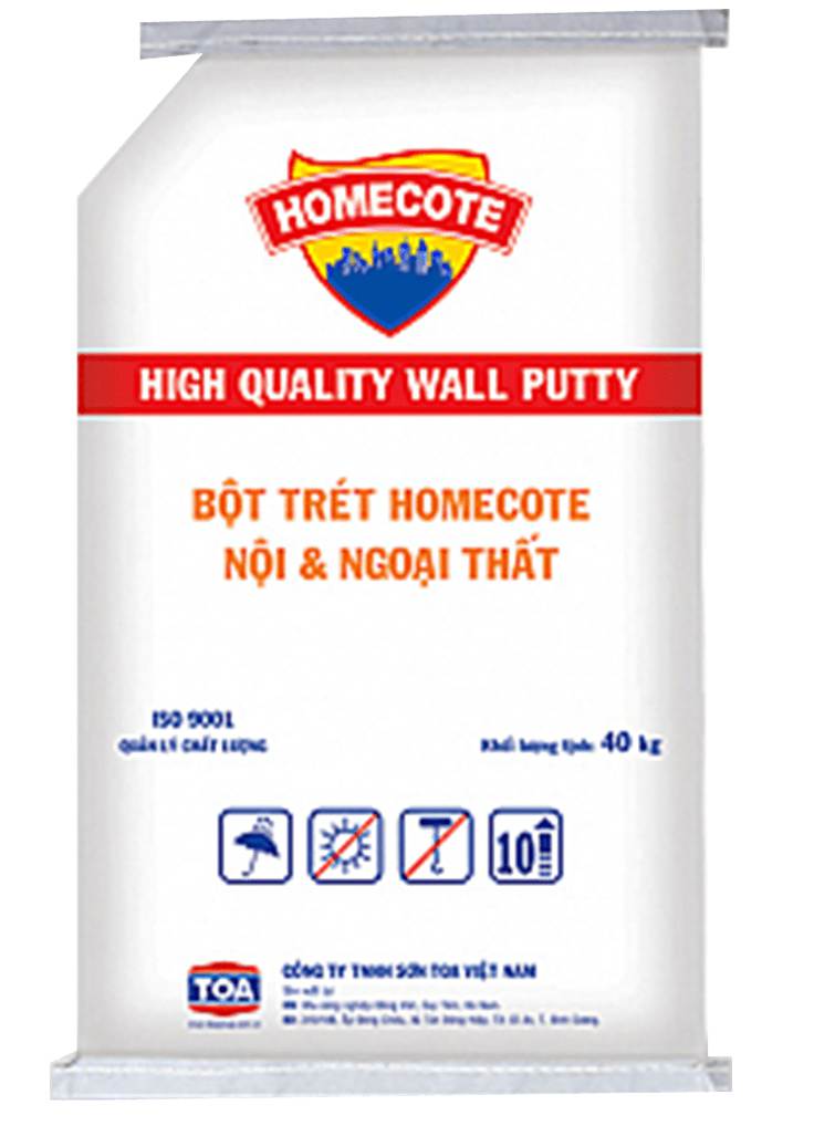 Bột trét nội ngoại thất Toa Homecote
