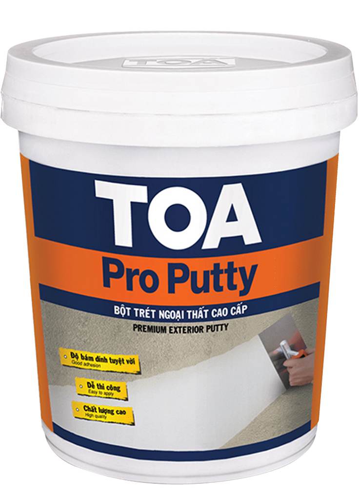 Bột trét nội ngoại thất Toa Pro Putty Bột trét nội ngoại thất Toa Pro Putty