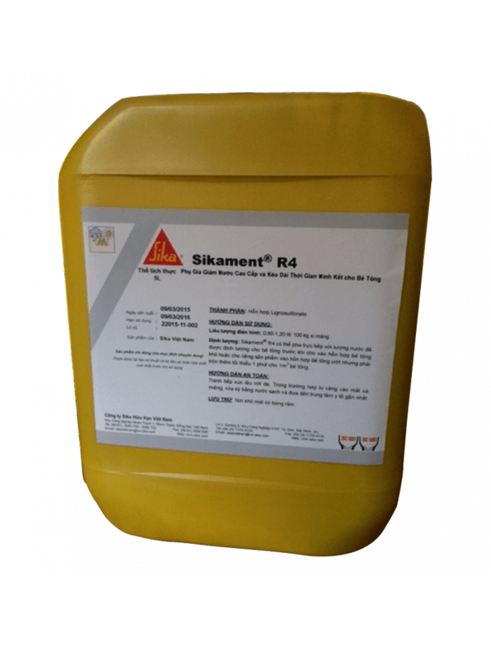 Phụ gia bê tông Sikament R4 Phụ gia bê tông Sikament R4