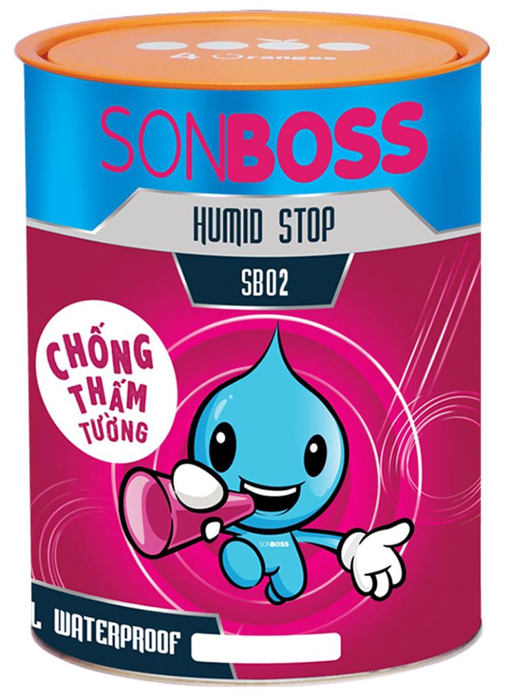 Sơn chống thấm Boss Humid Stop Wall SB02