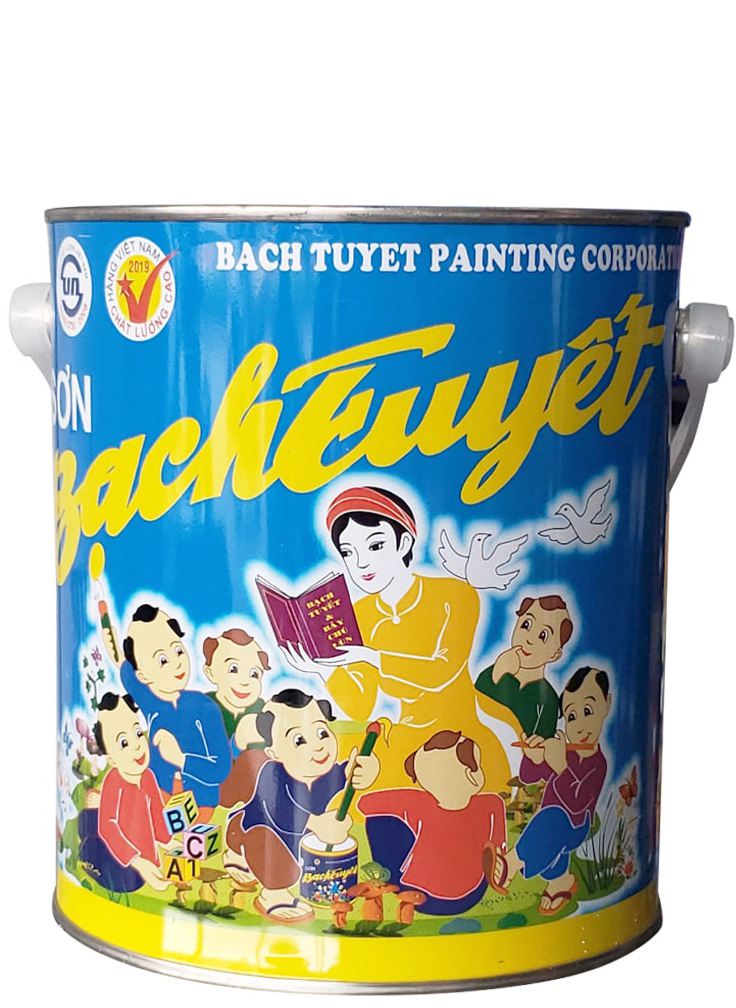 Sơn dầu Alkyd Bạch Tuyết đen mờ Sơn dầu Alkyd Bạch Tuyết đen mờ