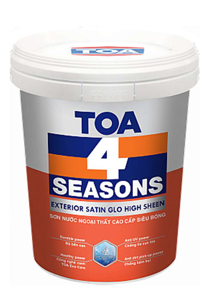 Sơn ngoại thất Toa 4 Seasons Satin Glo High Sơn ngoại thất Toa 4 Seasons Satin Glo High