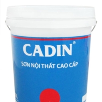 Sơn nội thất lau chùi thoải mái mờ Cadin (trắng)