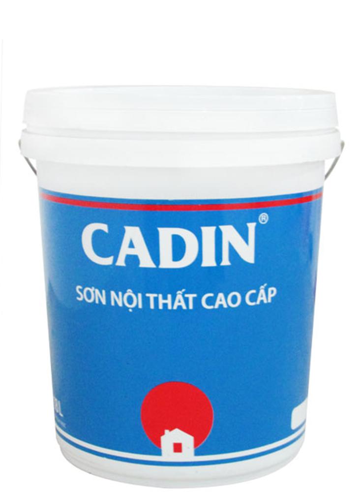 Sơn nội thất lau chùi thoải mái mờ Cadin (trắng)