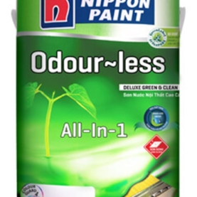 Sơn nội thất Nippon Odour-less All-in-1 Bóng