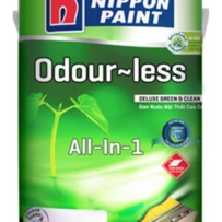 Sơn nội thất Nippon Odour-Less All in1 siêu bóng