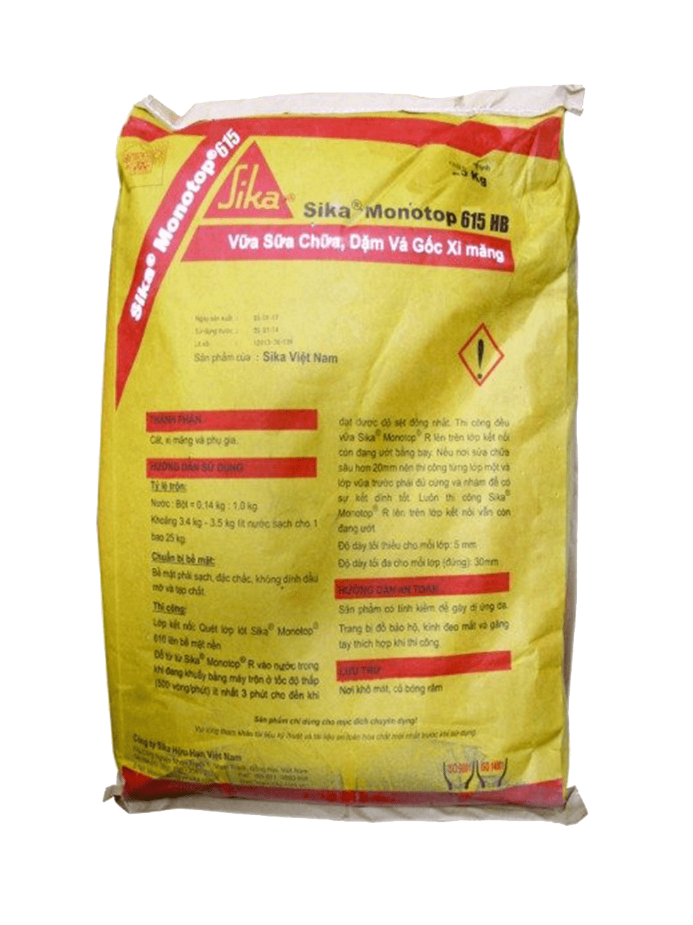 Sửa chữa bê tông Sika Monotop 615 HB