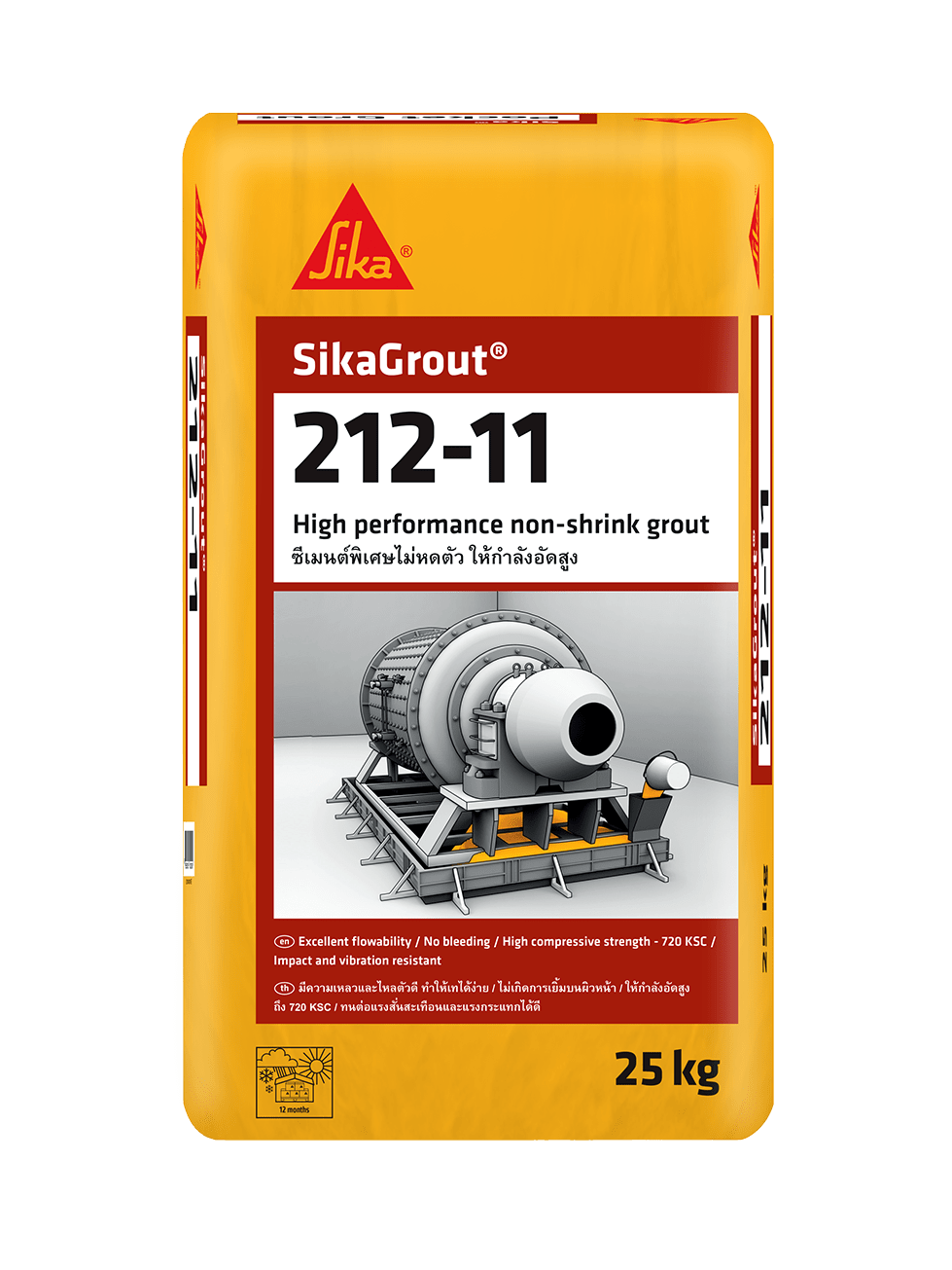 Vữa rót gốc xi măng Sika Grout 212-11 Vữa rót gốc xi măng Sika Grout 212-11