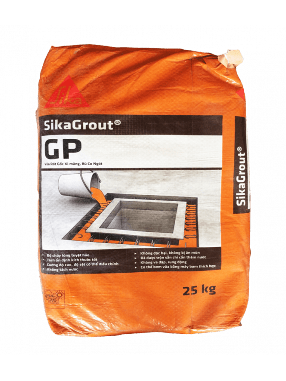 Vữa rót gốc xi măng Sika Grout GP Vữa rót gốc xi măng Sika Grout GP