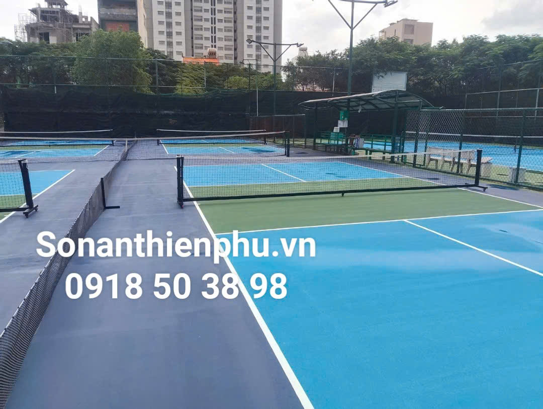 Sơn nền sân tennis