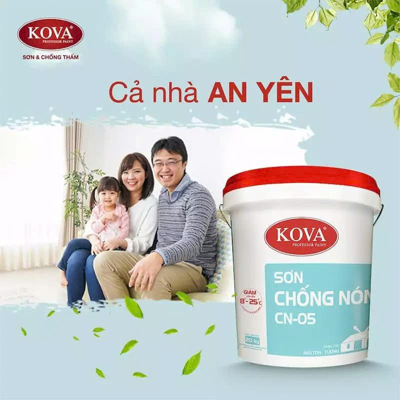 Đánh giá sơn chống nóng KOVA có tốt không