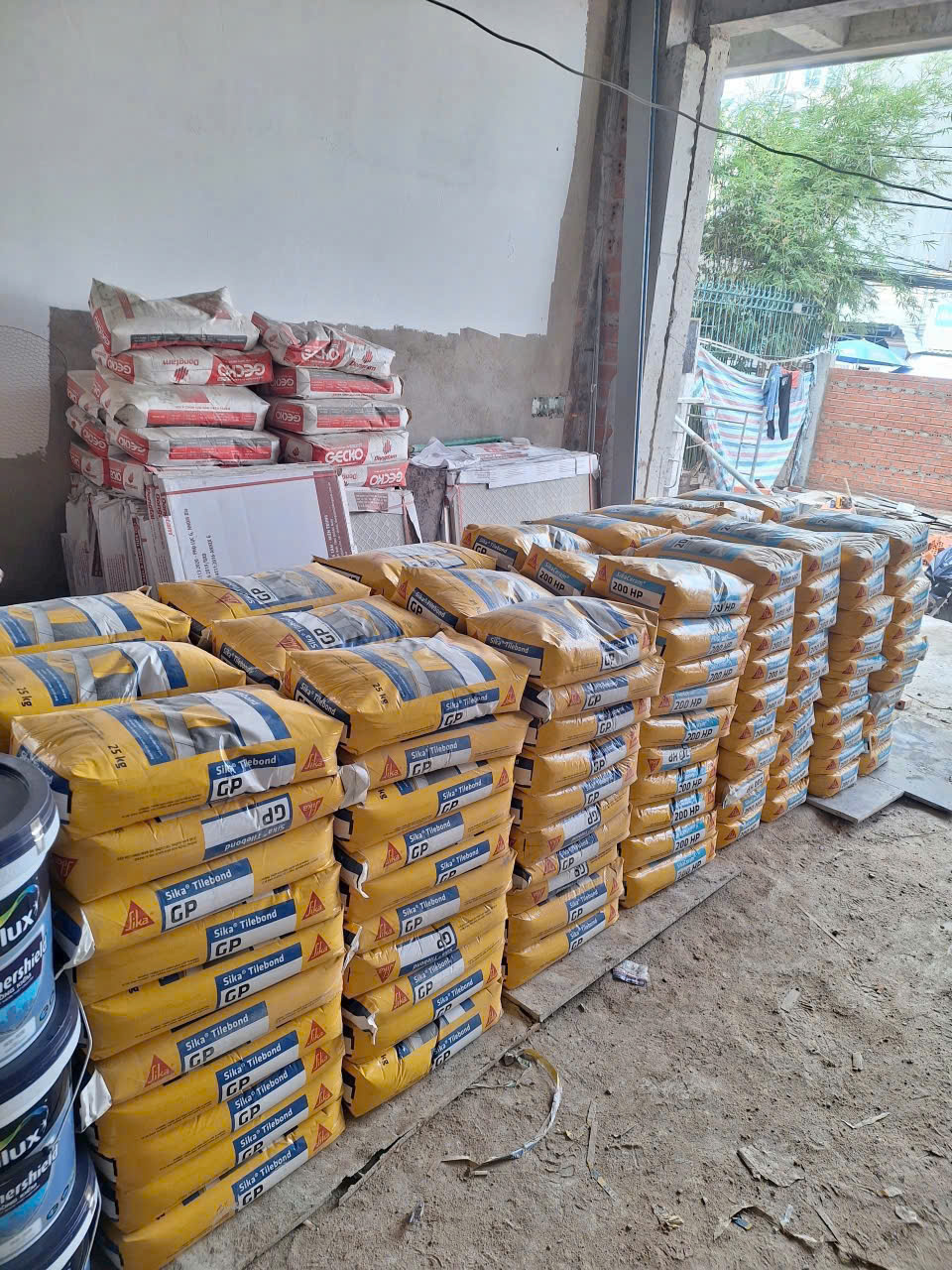vữa rót chân cột sikagrout gp