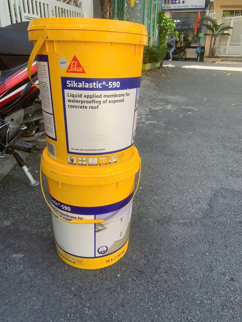 Chống Thấm Sikalastic 590 20Kg - Sơn Chống Thấm Lộ Thiên