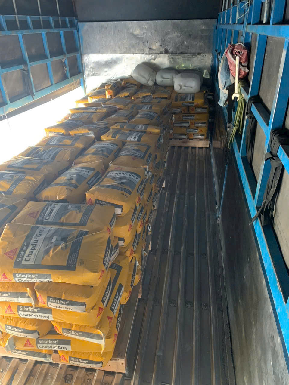 bột xoa nền tăng cứng bề mặt sikafloor chapdur grey
