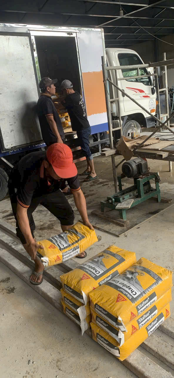 bột tăng cứng sàn bê tông sika