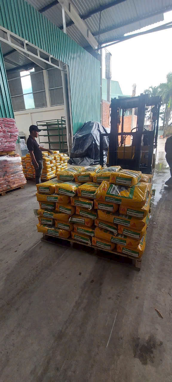 bột xoa nền tăng cứng bề mặt sikafloor chapdur grey