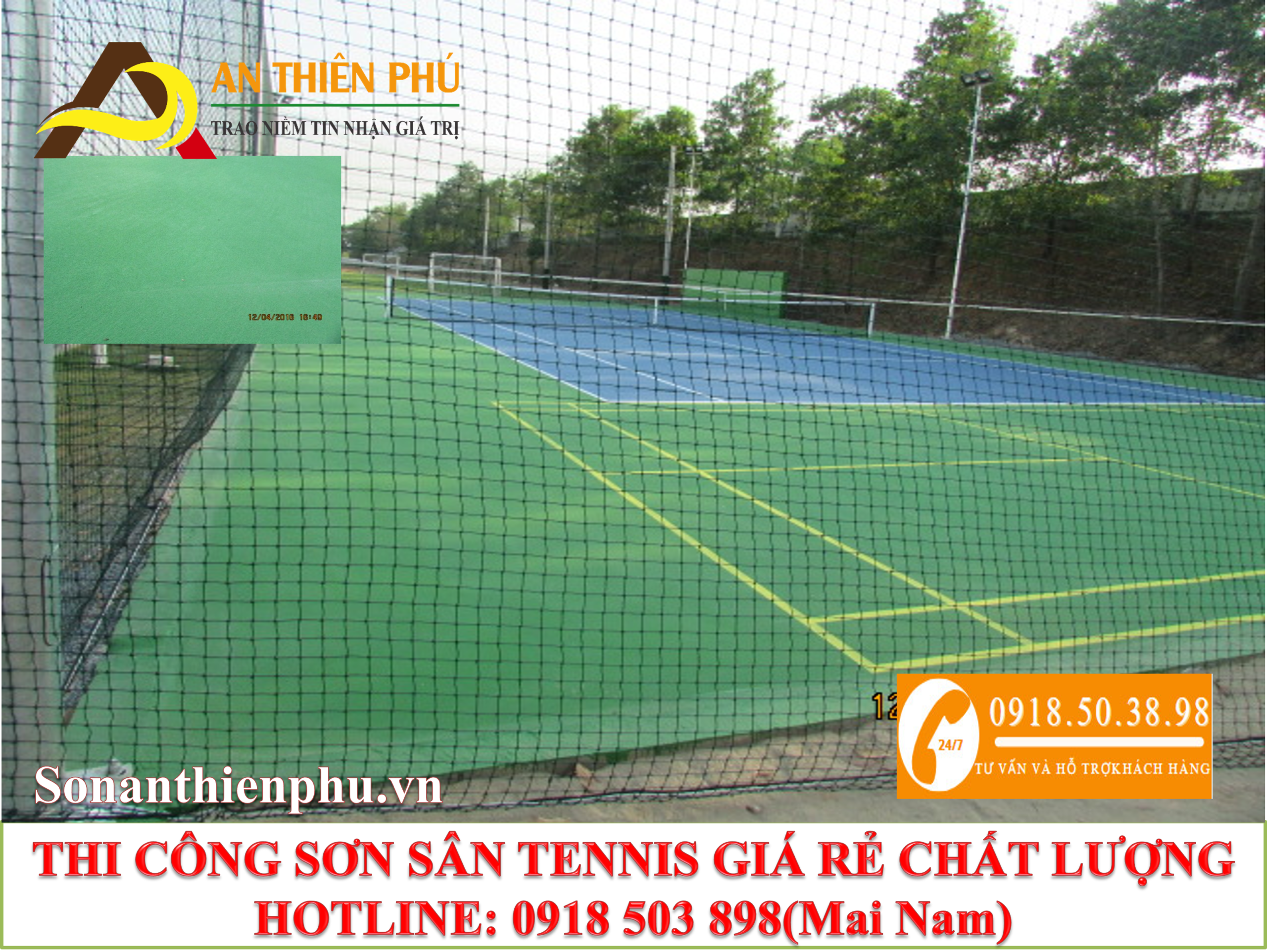 thi công sơn sân thể thao Terraco đúng tiêu chuẩn