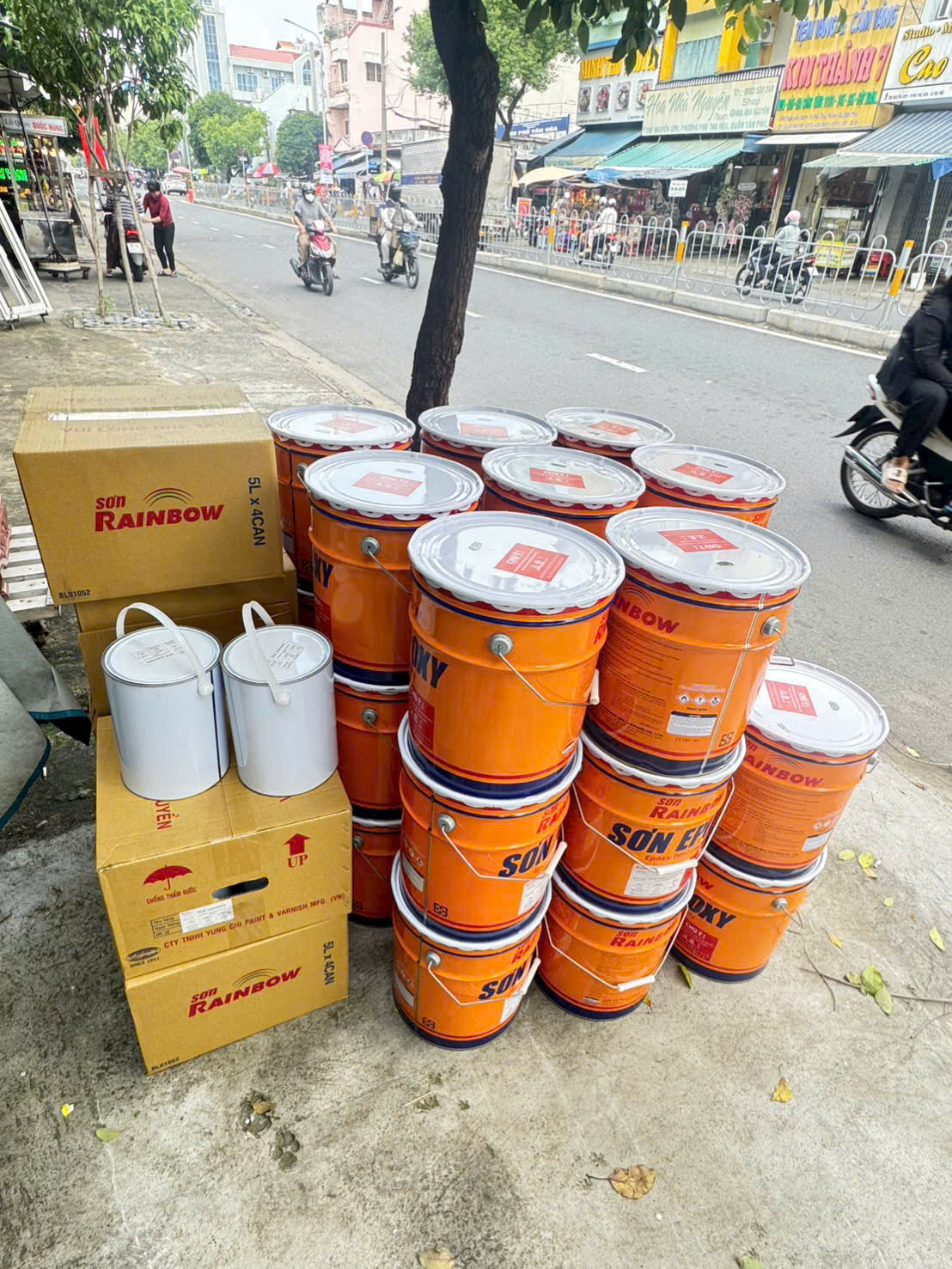 Đại lý dung môi pha sơn chịu nhiệt Rainbow 1521