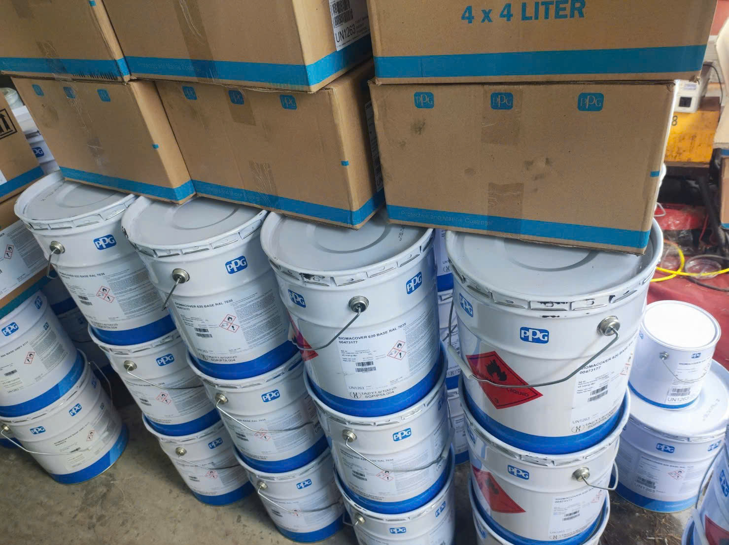 sơn PPG Sigmadur 550 cho kết cấu thép